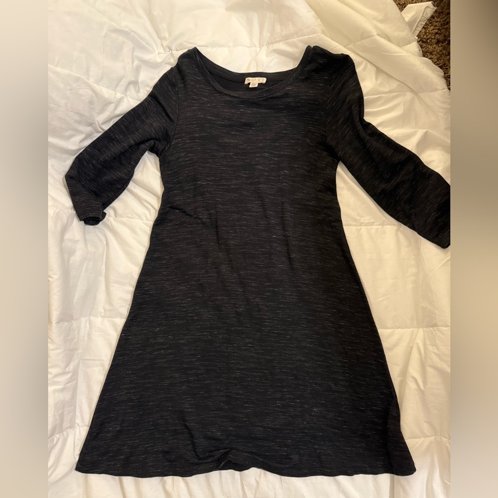 Cotton Black Women's Dress